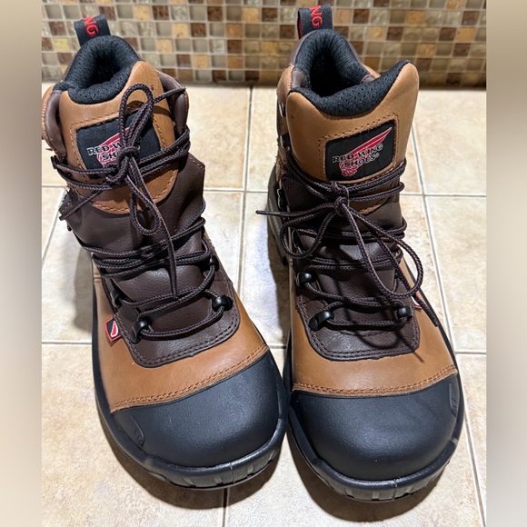 Red Wing Boots Mens Size 6 CRV Waterproof, aluminum Toe, Leather Work 2436 USA main image 7